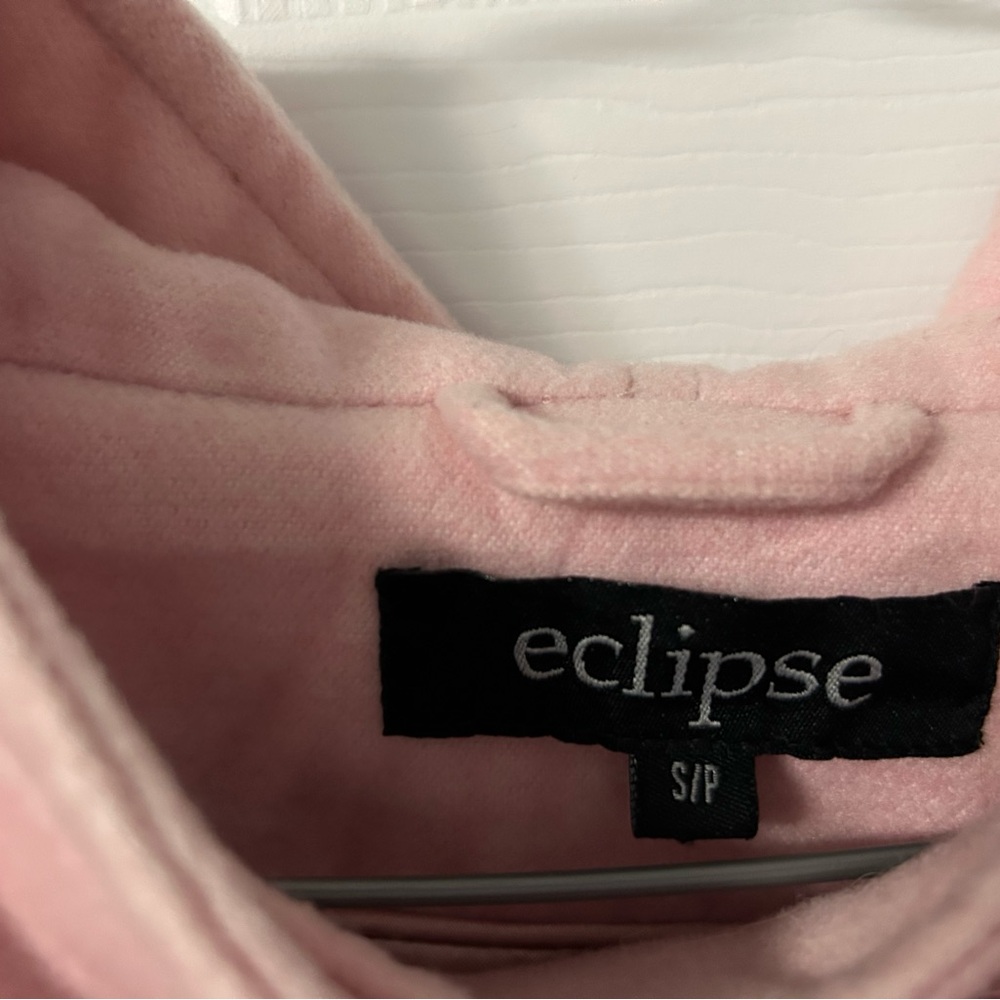 Eclipse Pink Hooded Peacoat Double-Breasted Jacket - Picture 3 of 4